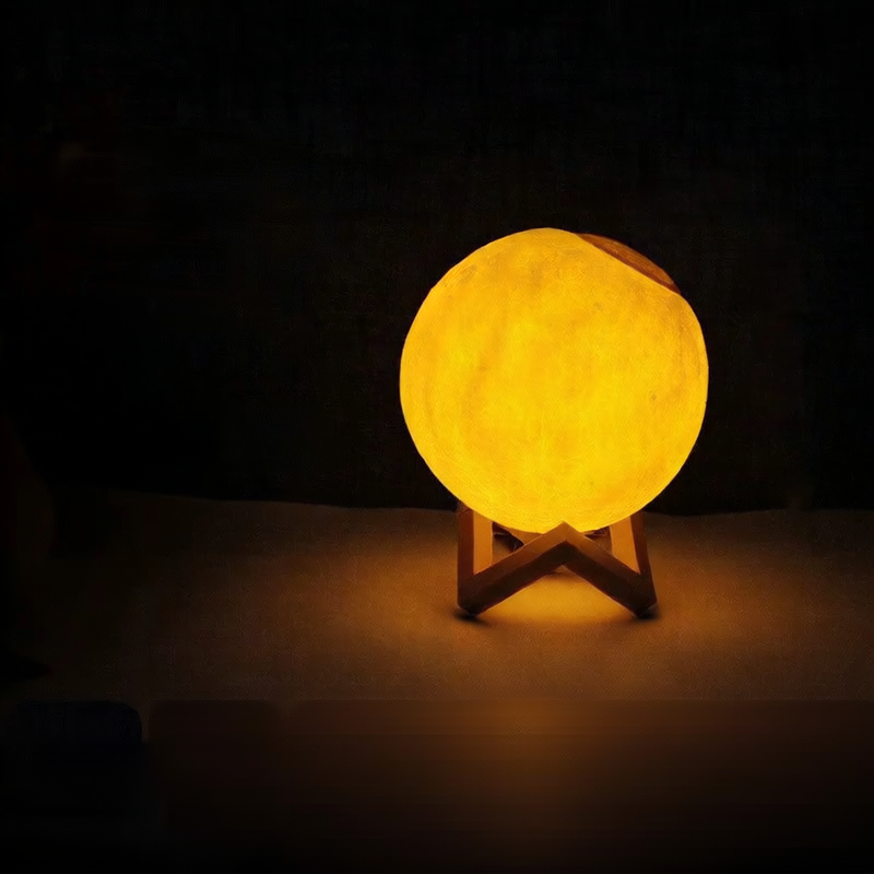 Lumora moon lamp colour change via remote control