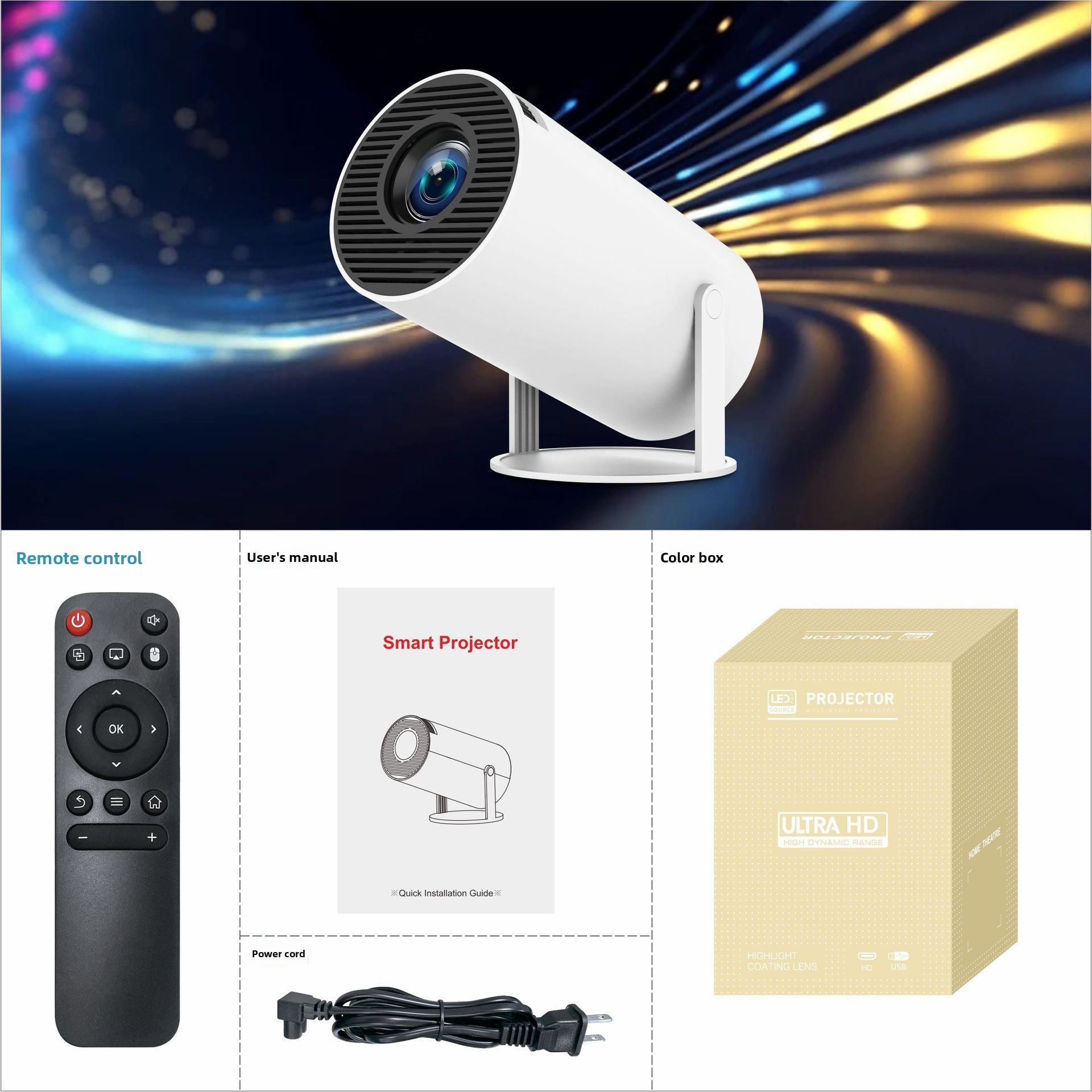 Lumora™ Mini HD Smart Projector
