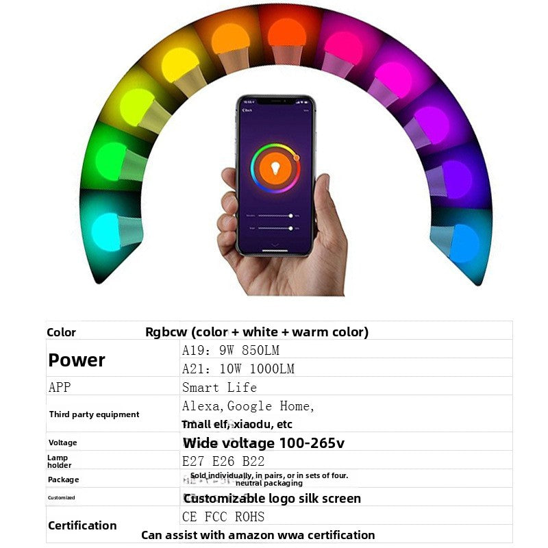 Lumora™ WiFi Smart LED Bulb — Alexa & Google Home