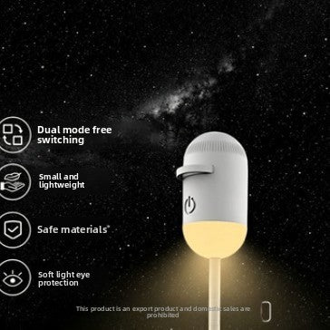 Lumora Mini Projector Night Light projecting starry sky on ceiling