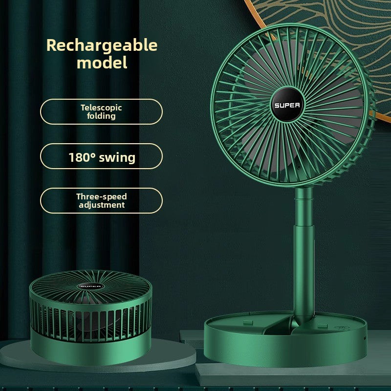 Lumora foldable fan dimensions and size comparison