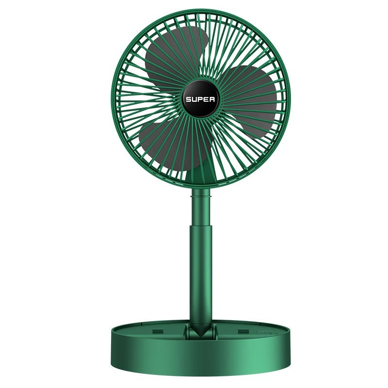 Lumora foldable fan phone holder holding smartphone at eye level