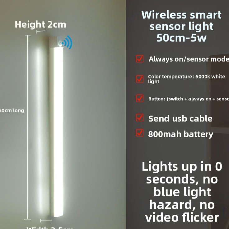 Motion sensor light 25000 hour lifespan energy efficient LED