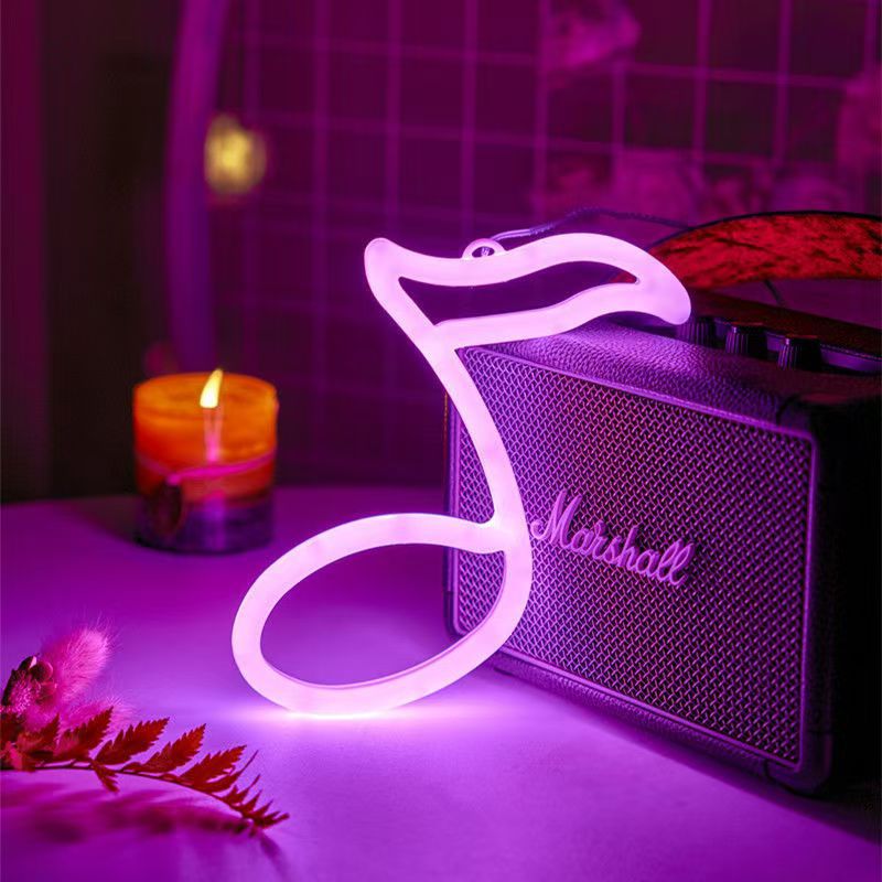Neon light umbrella design
