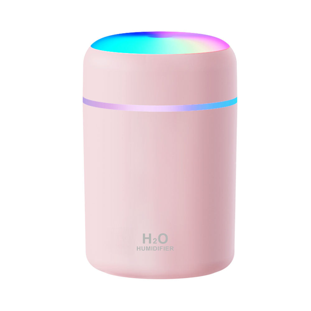 Lumora humidifier three colour options white pink and grey