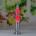 Lava lamp blue colour option showing ambient glow