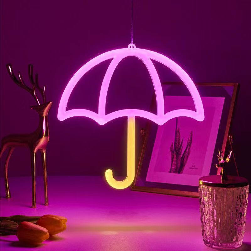 Neon light HeartLink design